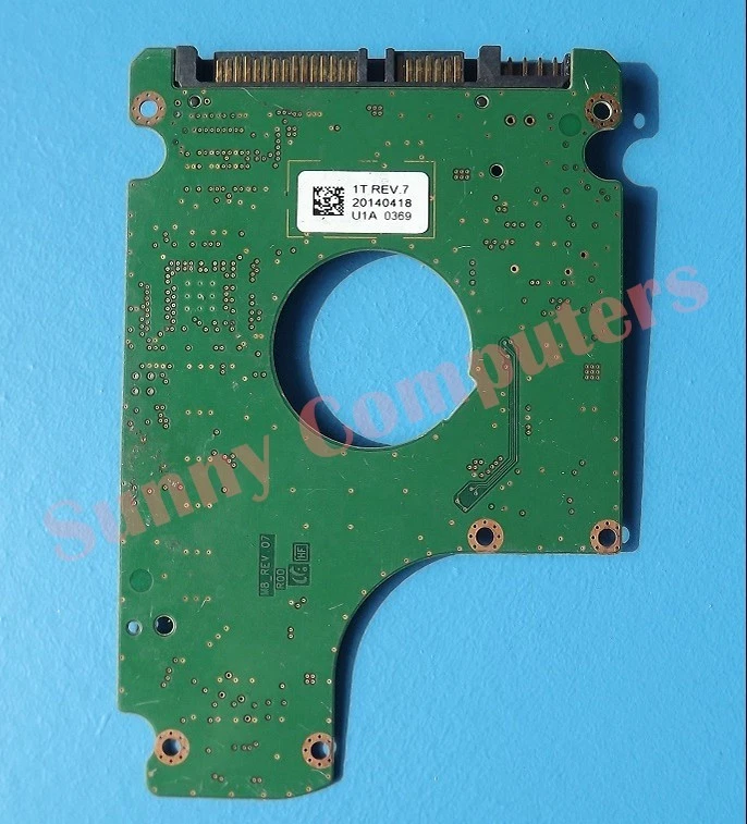 Seagate Samsung 2.5" SATA HDD ST1000LM024 HN-M101MBB PCB 100720903 04 M8_Rev.07 - Image 2 of 2