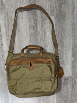 Hartmann Messenger Bag Briefcase / Laptop Carrying Case, Nylon Green ...
