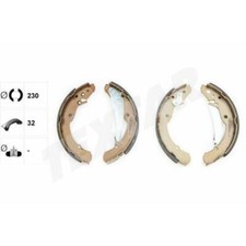 TEXTAR Bremsbackensatz Bremsbacken hinten für Skoda Roomster 5J VW Jetta IV