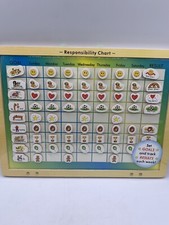 Melissa Doug Magnetic Responsibility Chart Chore Chart Hinged Board