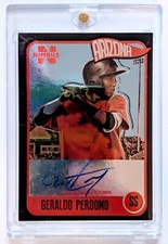 🔥2020 Onyx Authenticated GERALDO PERDOMO Black Foil /25 - RARE MINT IN HOLDER🔥