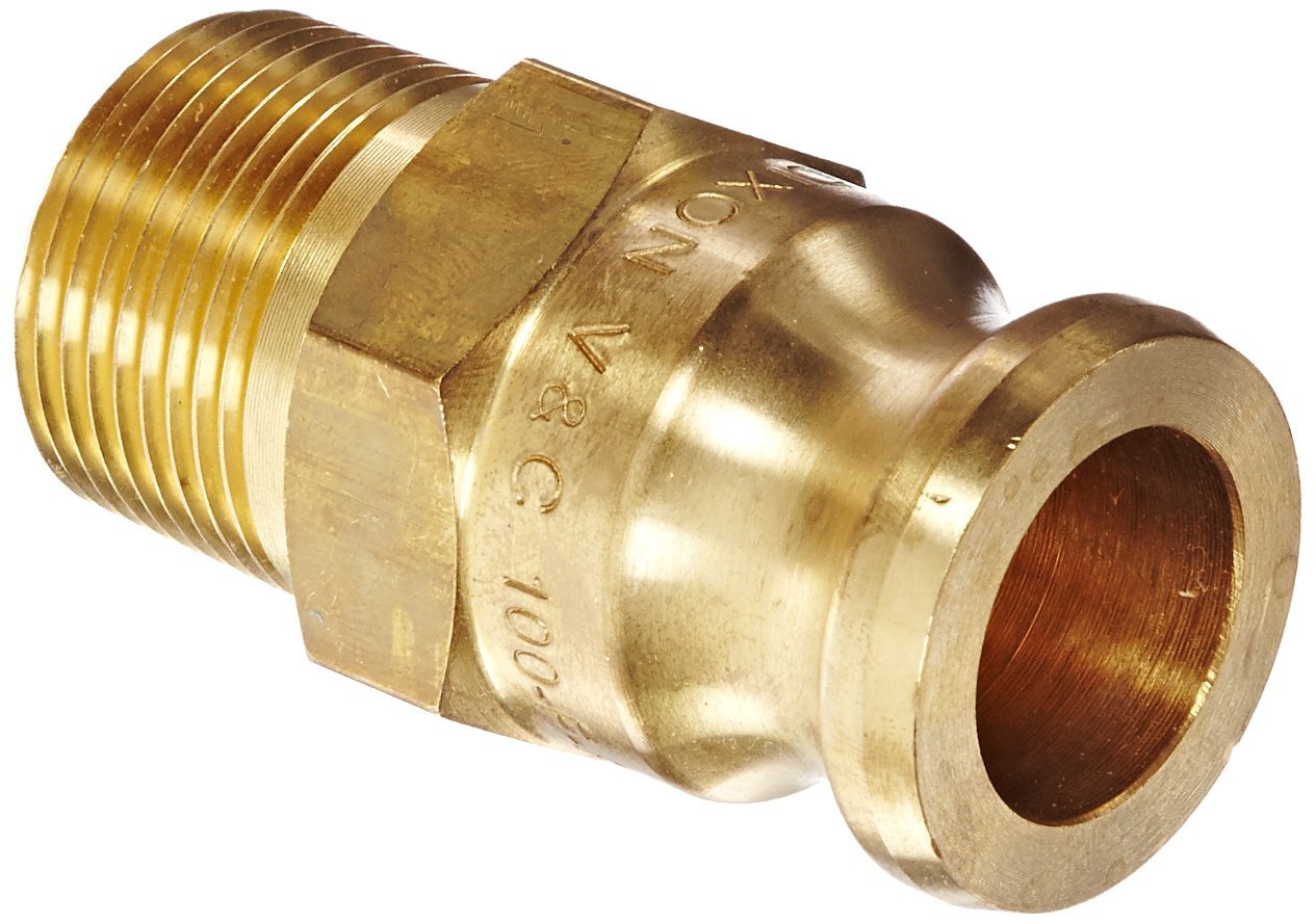 Dixon Valve Coupling 100-F-BR Brass Boss-Lock Type F Cam and Groove Hose Fitting