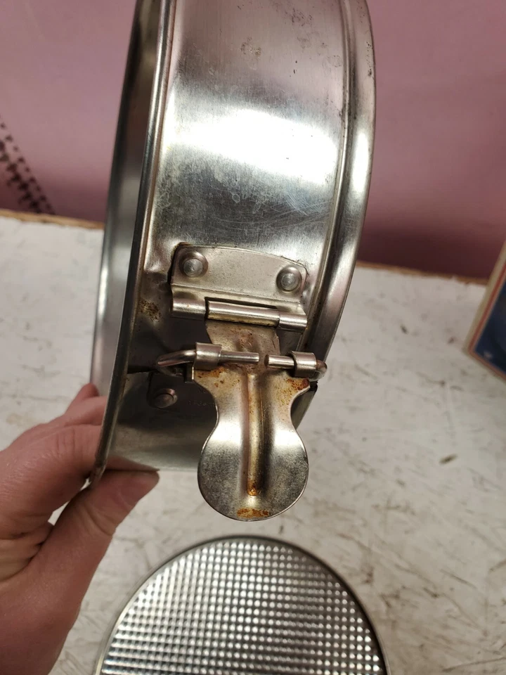 FOX RUN Craftsman Springform Juego de 3 moldes para pasteles de acero estañado de colección 1985 Foto 3 de 4