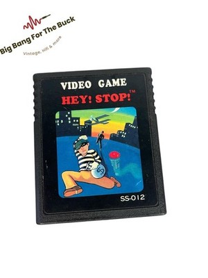  Hey! Stop!  SS-012   Vintage Videospiel für Atari 2600 / 7800    selten