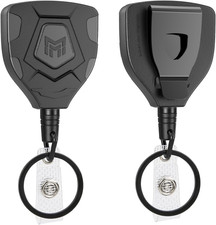 Heavy Duty Retractable Keychain with Belt Clip, ID Badge Reel Key Cha