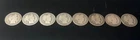 8 – Barber 50 Cent Halves; All Different Dates, Low Price — Great Lot! “NICE”!