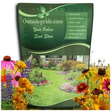 Perennial Wildflower Seed Mix - 1 lb, Easy to Grow, Attracts Pollinators 41.16 per gallon