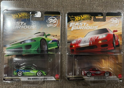 #ad 2026 Hot Wheels Fast and Furious ChaseSet Of 2 Mitsubishi EclipseMazda Rx 7 $84.88