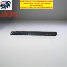 SCREW Cutting INTERNAL BORING BAR 16MM includes 60*  Insert MADE IN JAPAN