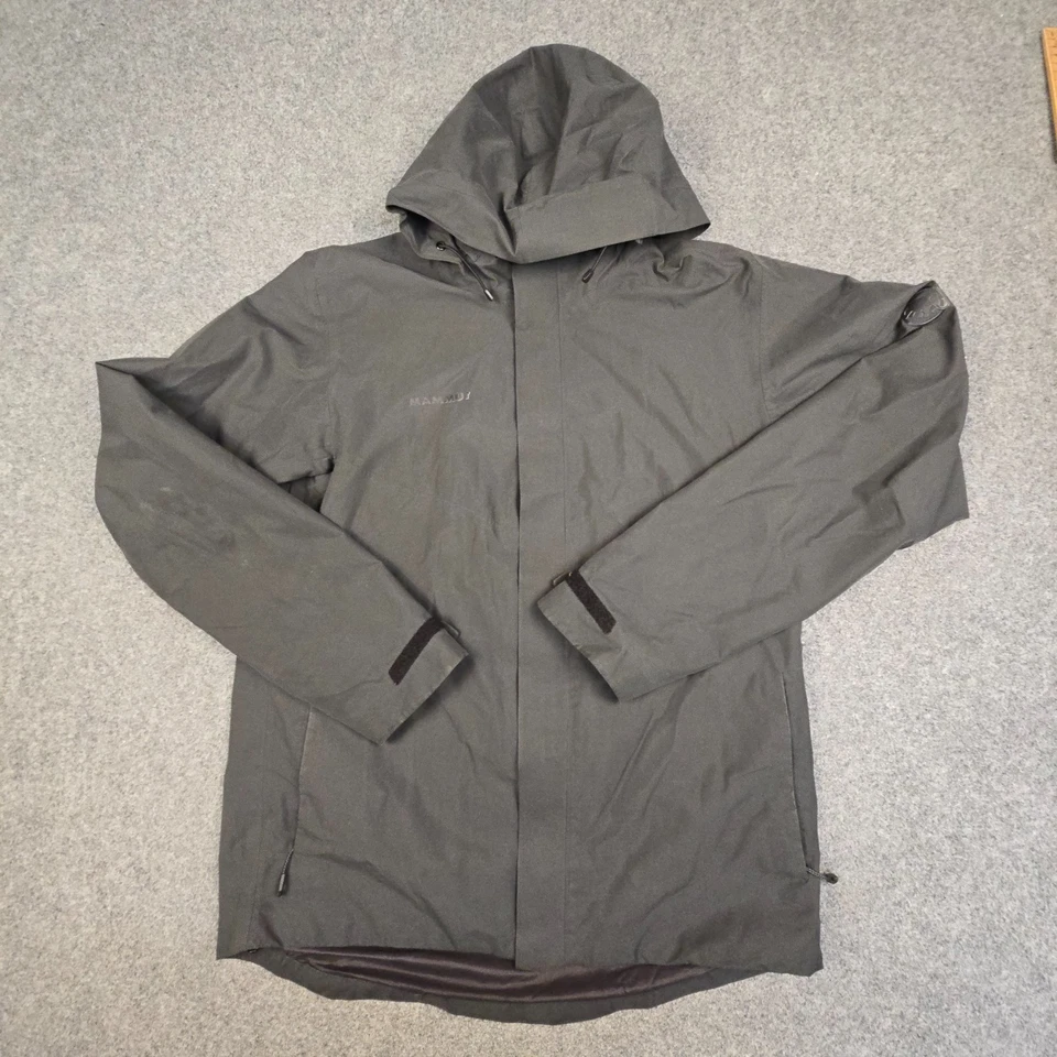 Mammut куртка мужская большой серый открытый длинным рукавом softshell с капюшоном размер L - Изображение 2 из 4