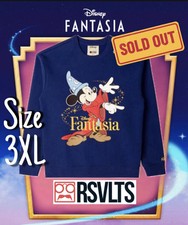 2025 RSVLTS Disney Fantasia Sorcerer Mickey SWEATSHIRT Sold Out SEALED in BAG 3X