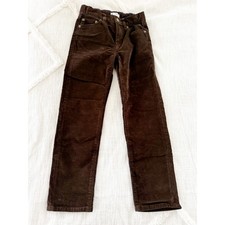 Crewcuts Factory  NWT Boys Slim Flex Corduroy Pant Brown  Sz 7