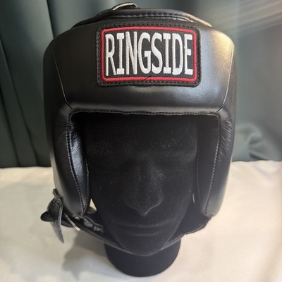 Ringside Black Competition Boxing MMA  Headgear Size Small No Cheeks - BB5