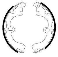 Bremsbackensatz Bremsbacken Hinten FüR Toyota Corolla Compact _E11_ _E10_ _E9_