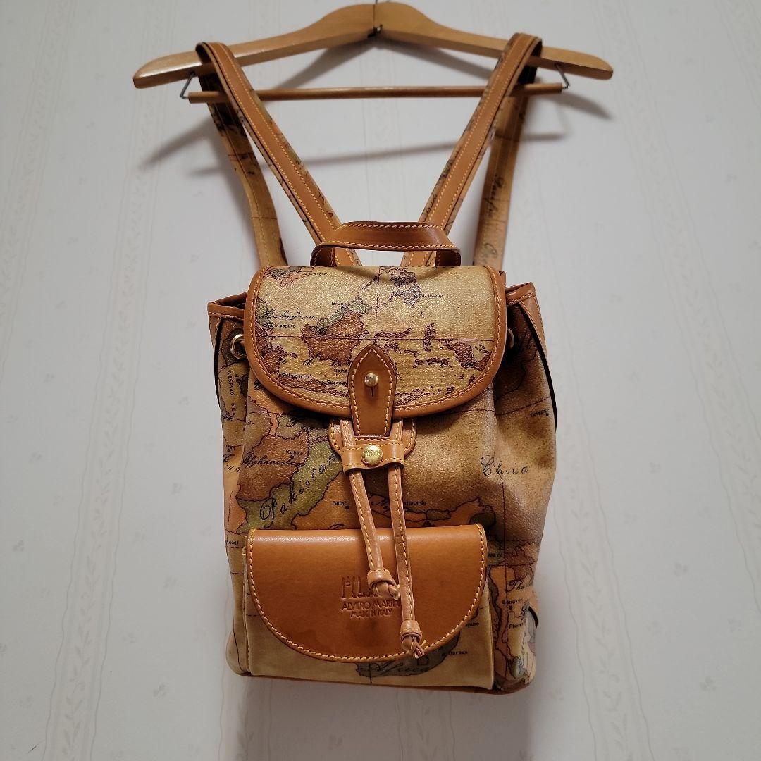 Prima Class PILASSO Backpack with Map Pattern - image 1