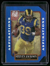 Steven Jackson 2013 Panini Elite #7 Aspirations Blue #/61 Die Cut Atlanta