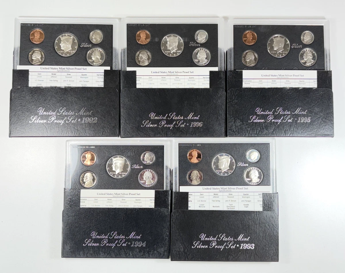 U.S. Mint Silver 1992 US Coin Proof Sets for sale | eBay
