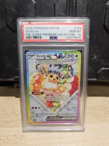 PSA 10 Eevee ex #174 SVP Promo Pokemon Prismatic Super Premium Collection