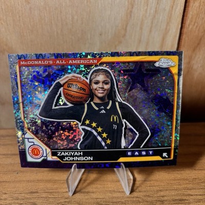 2025 Topps Chrome McDonald's All American McFlurry Refractor #65 Zakiyah Johnson
