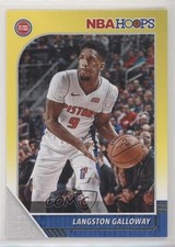 2019-20 Panini NBA Hoops Yellow Langston Galloway #56 rt6