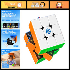 3x3 Magnetic Speed Cube, Stickerless Fidget Toy for Kids  Adults, Fast  Smooth