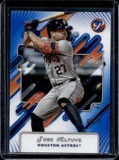 2025 Topps Pristine Jose Altuve Blue Refractor #/75 Astros