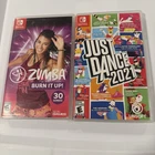 Nintendo Switch Fitness Dance Bundle – Just Dance 2021 + Zumba Burn It Up