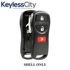 Keyless Entry Remote SHELL Fits 2005-2018 Nissan /CWTWB1U821 - Black AFTERMARKET
