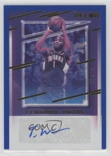 2020-21 Panini Recon Recon Signatures Blue 27/49 TJ Warren #RS-TJW Auto u6m