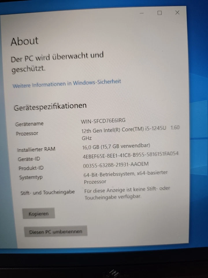 Dell Latitude 5420 · i5-1245U · 16GB · 512GB, Foto 2 von 5