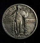 1923 Standing Liberty Quarter 25c Strong Strike Better Grade No Reserve