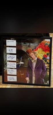 Willy Wonka and the Chocolate Factory Signatures Poster