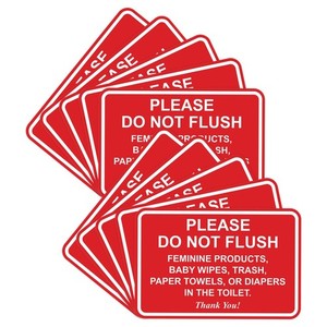 All Quality Classic Framed Please Do Not Flush Thank You Bathroom Etiquette S...