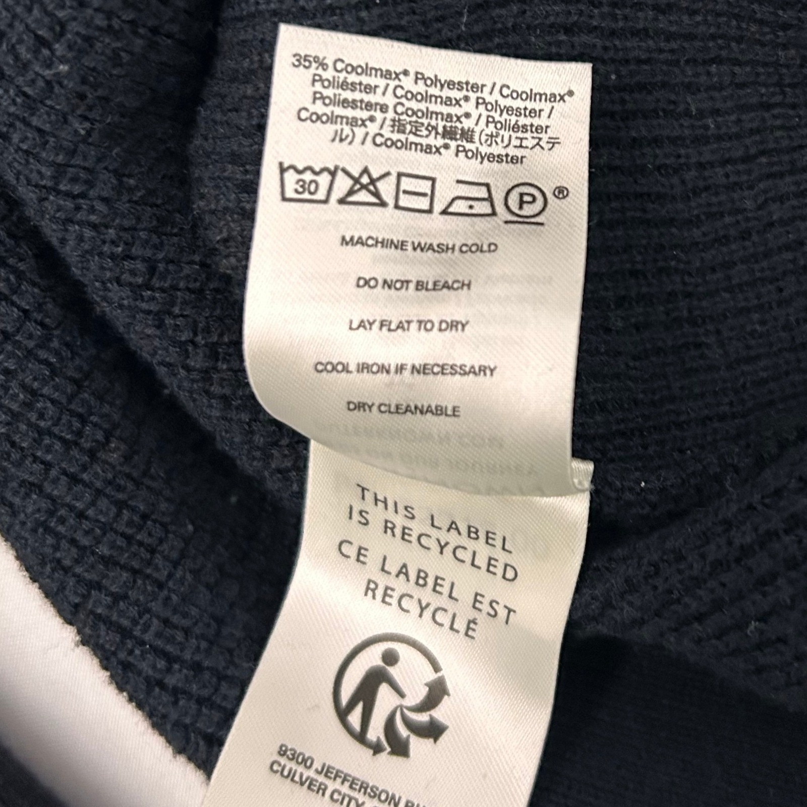 Outerknown Nostalgia Mens XL Retro Rainbow Striped Waffle Knit Crewneck Sweater