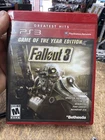 Fallout 3 -- Game of the Year Edition (Sony PlayStation 3, 2009)