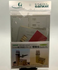 Sankei MK08-01 Aviation Scene Series Control Tower Type-A Paper 1:144 New in Box