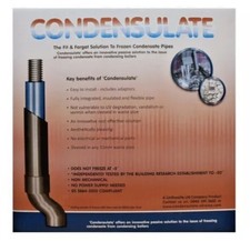1 x Drain Pipe Condensate Kit for Boiler Condensate Overflow Easy to Install, 
