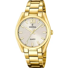 Festina women's watch in gold steel ref. F20640/1