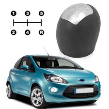 POMELLO LEVA CAMBIO PER FORD KA II DA 2008 A 2015 IMPUGNATURA 5 MARCE MANOPOLA