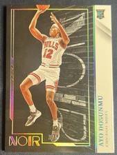 Ayo Dosunmu 2021-22 Panini Noir Rookies Association Edition /5 Bulls #167 RC