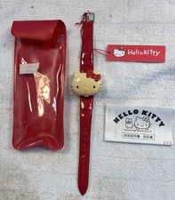 Vintage Sanrio Hello Kitty Cyfrowy japoński zegarek na rękę z opakowaniem
