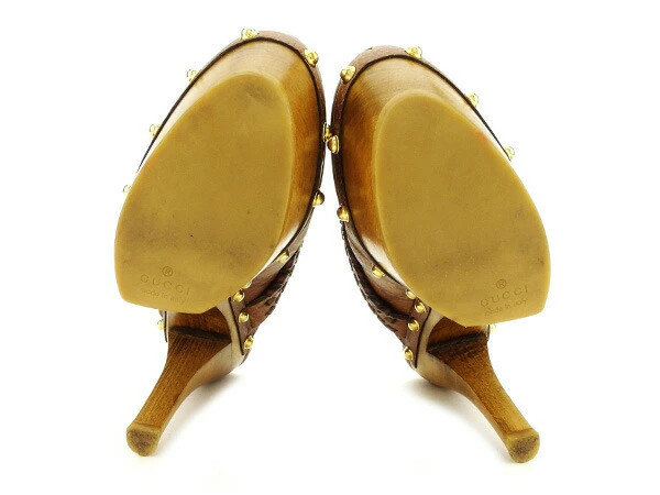 GUCCI Sandals GUCCIsima Brown Women's Brand High Brand Vintage thumbnail 6