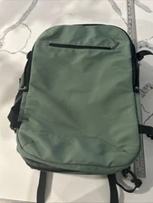 Open Story 35L Water Repellant Travel Backpack in Green