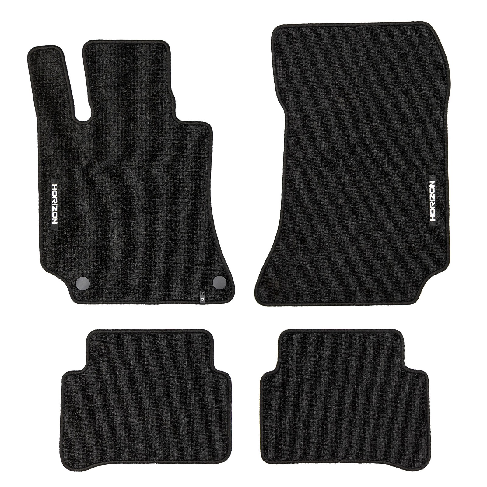 Tapis de sol Mercedes CLS X218 antidérapants en velours noir contre l'usure