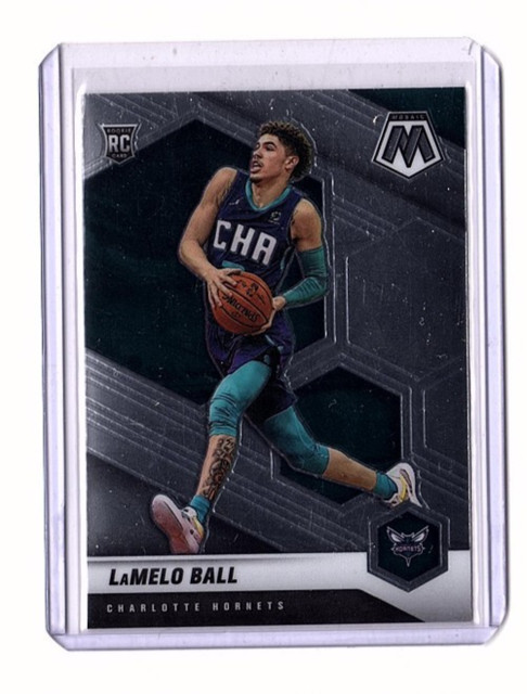 LaMelo Ball RC 2020-21 Panini Mosaic #202 Charlotte Hornets