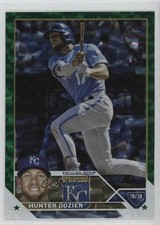 2023 Topps Series 2 Green Foil 329/499 Hunter Dozier #637 1gx7