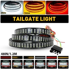 48" Inch Truck Tailgate LED Light Bar Brake Reverse Turn Signal Stop Tail Strip