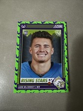 Ladd McConkey 2024 Score Halloween Rising Stars Green Bats Rookie #34 Chargers