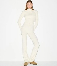 SKIMS NWT Fleece Lounge Pant Color ECRU Size Large 118 MSRP