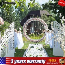6x White Artificial Flower Wall Hydrangea Panel Bouquet Wedding Party Decor Tool